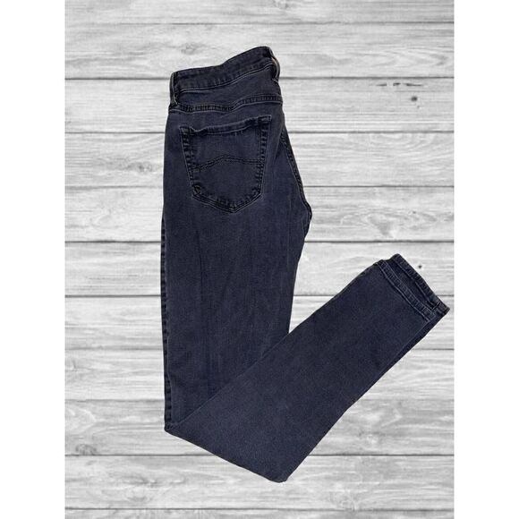 Armani Exchange Women's Black Stretch Low Rise Super Skinny Jeans Size 31R - Picture 1 of 11